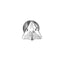 JRTH87 STAINLESS STEEL EXTERNAL THREAD HELIX WITH TRIANGLE CZ