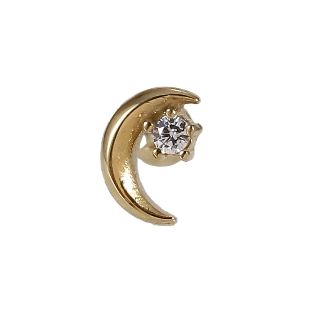 JRTH89 STAINLESS STEEL EXTERNAL THREAD HELIX WITH MOON DESIGN