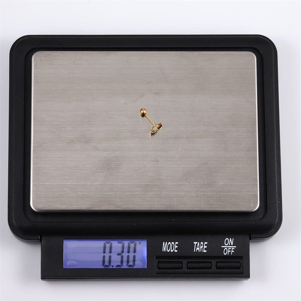 JRTH89 STAINLESS STEEL EXTERNAL THREAD HELIX WITH MOON DESIGN