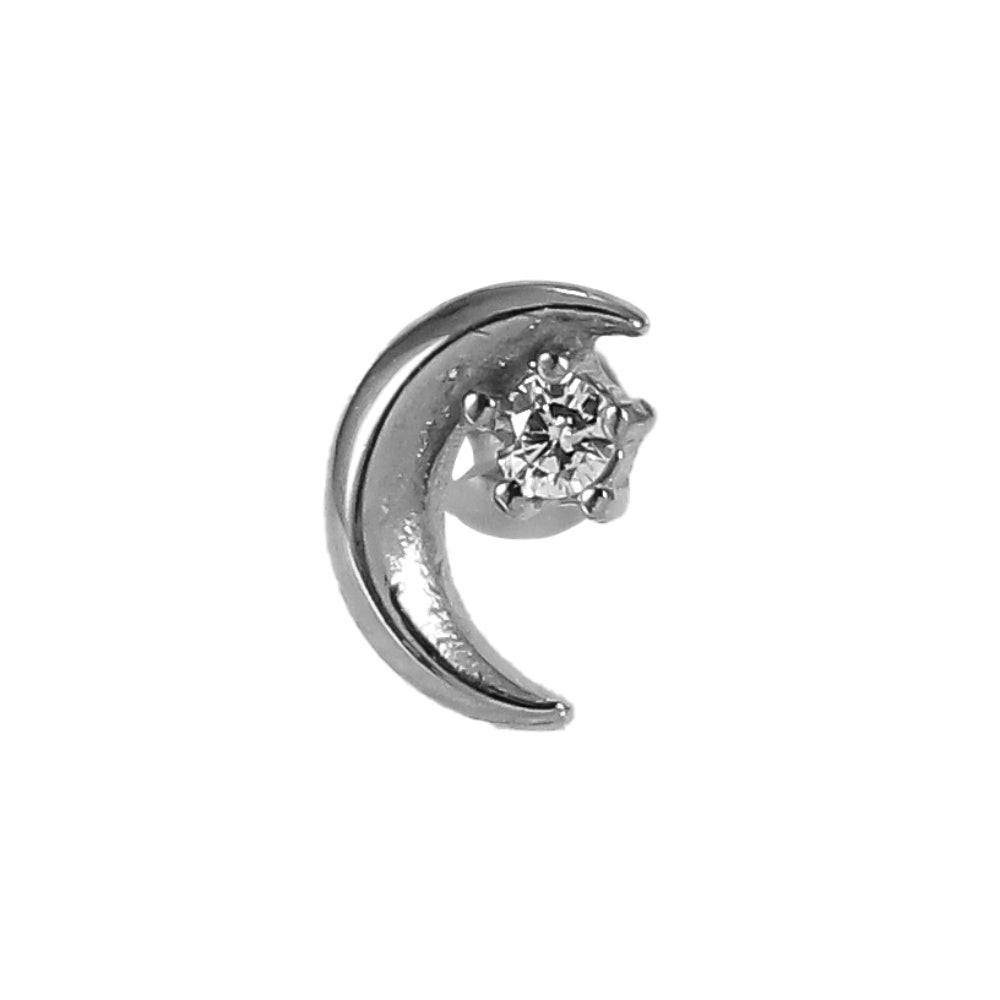 JRTH89 STAINLESS STEEL EXTERNAL THREAD HELIX WITH MOON DESIGN