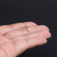 JRTH95 STAINLESS STEEL EXTERNAL THREAD HELIX WITH SHELL PEARL & CZ