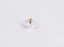 JRTH95 STAINLESS STEEL EXTERNAL THREAD HELIX WITH SHELL PEARL & CZ