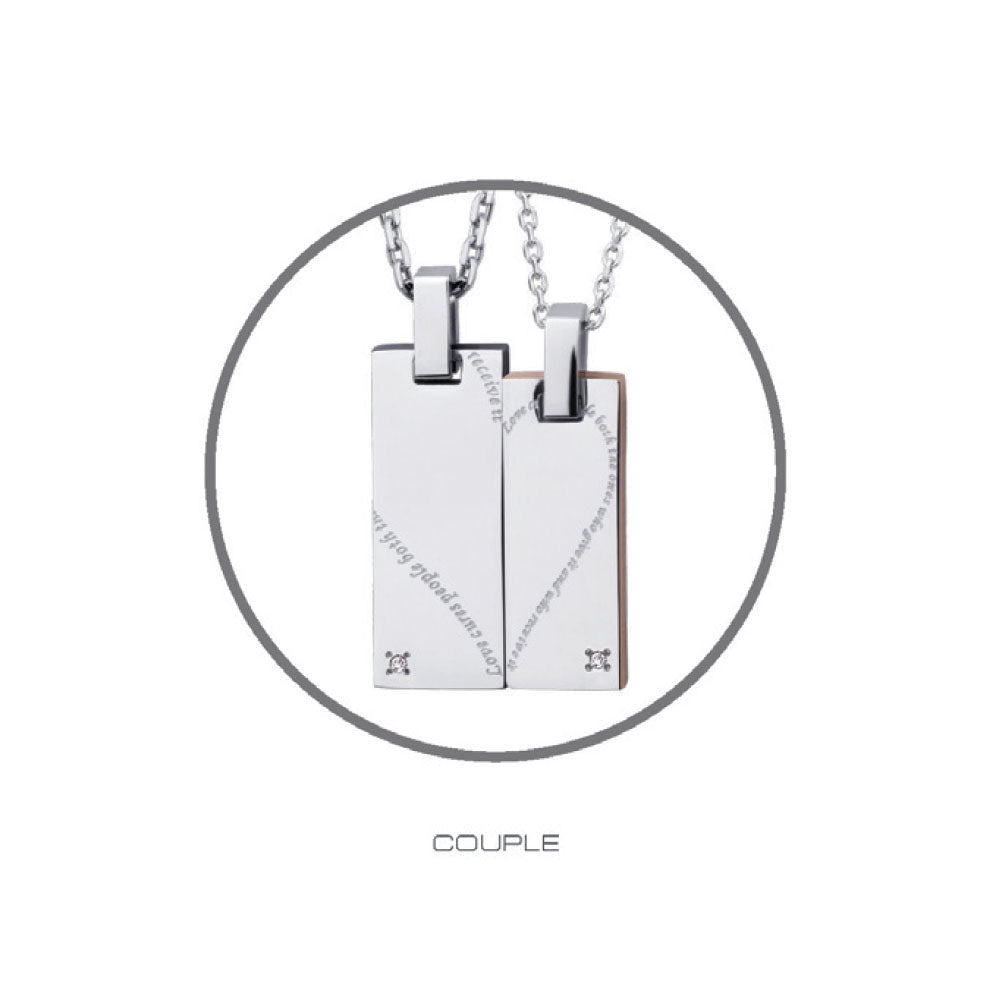 GPSS506 STAINLESS STEEL PENDANT

Love cures people both the ones who give it and who receive it AAB CO..