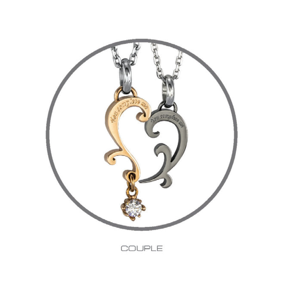 GPSS590 STAINLESS STEEL PENDANT

You complete me AAB CO..