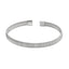 stainless steel open bangle, snake chain shape design