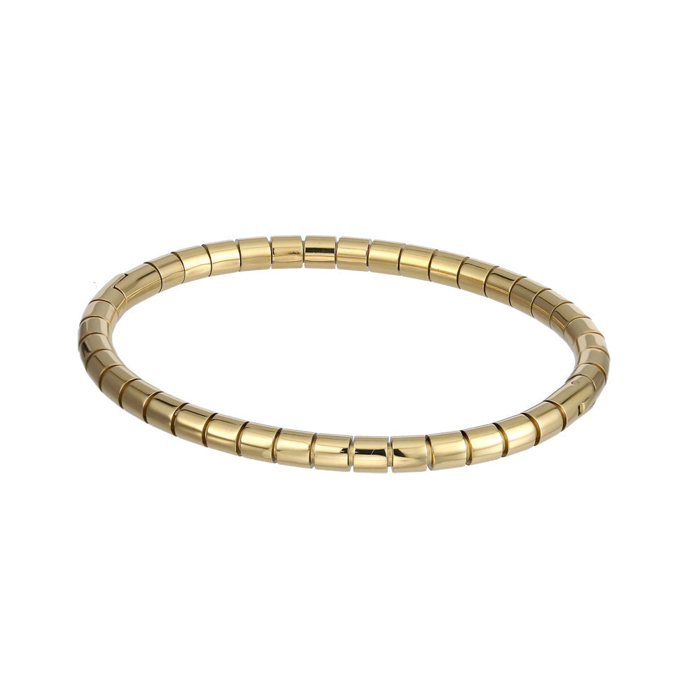 stainless steel bangle, bamboo design