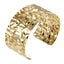MBSG18 STAINLESS STEEL HAMMER EFFECT ADJUSTABLE OPEN BANGLE