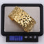 MBSG18 STAINLESS STEEL HAMMER EFFECT ADJUSTABLE OPEN BANGLE