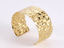 MBSG18 STAINLESS STEEL HAMMER EFFECT ADJUSTABLE OPEN BANGLE