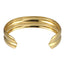 MBSG20 STAINLESS STEEL DOUBLE CURVED ADJUSTABLE BANGLE