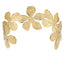 MBSG21 STAINLESS STEEL FLOWER SHAPE ADJUSTABLE OPEN BANGLE