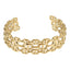 MBSG22 STAINLESS STEEL CHAIN-LINK ADJUSTABLE OPEN BANGLE