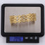 MBSG22 STAINLESS STEEL CHAIN-LINK ADJUSTABLE OPEN BANGLE