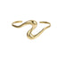 MBSG23 STAINLESS STEEL IRREGULAR WAVE OPEN BANGLE