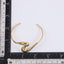 MBSG23 STAINLESS STEEL IRREGULAR WAVE OPEN BANGLE