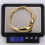 MBSG24 STAINLESS STEEL TEARDROP SPRING HINGE BANGLE