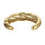 MBSG25 STAINLESS STEEL CHUNKY CROISSANL OPEN BANGLE