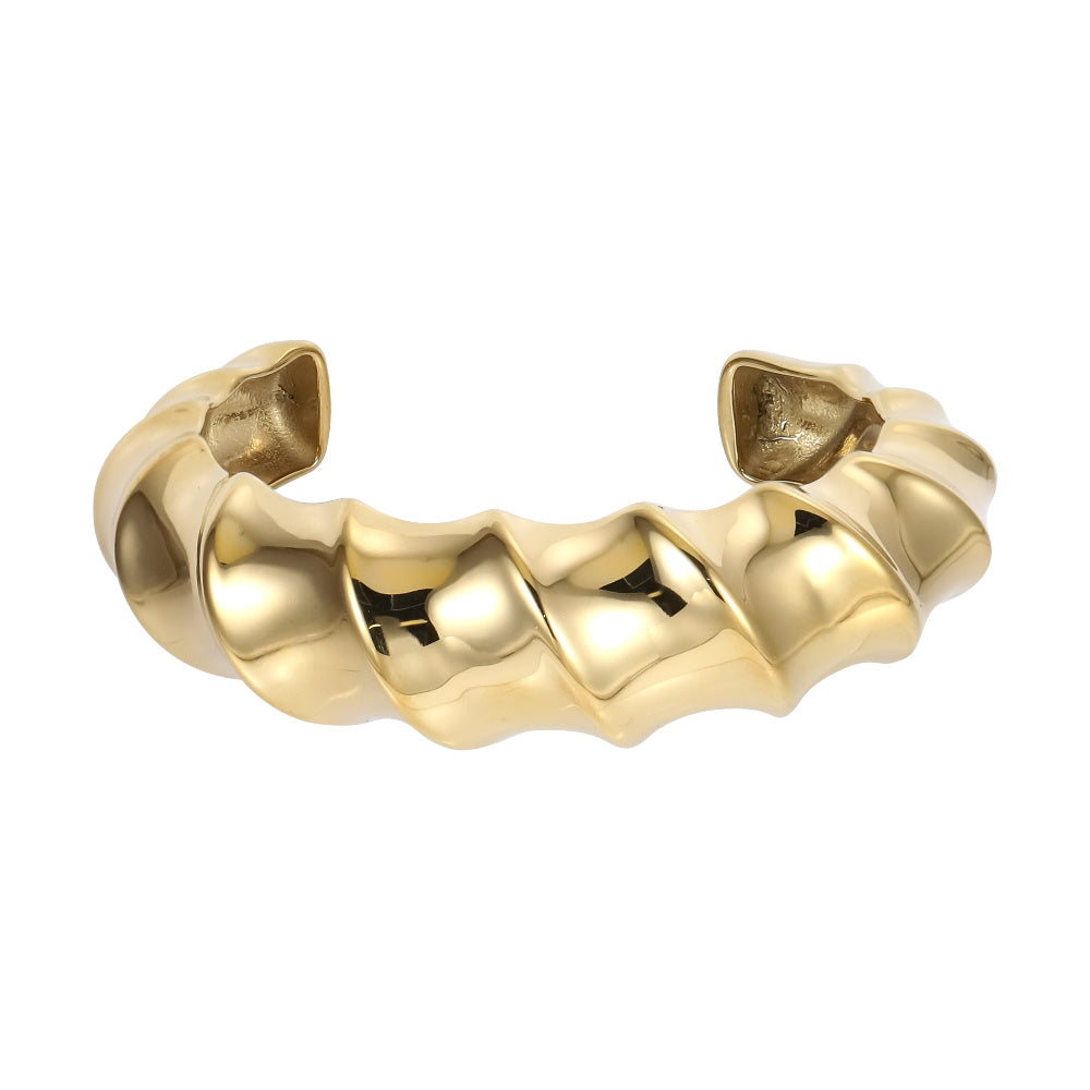 MBSG26 STAINLESS STEEL CHUNKY OPEN BANGLE