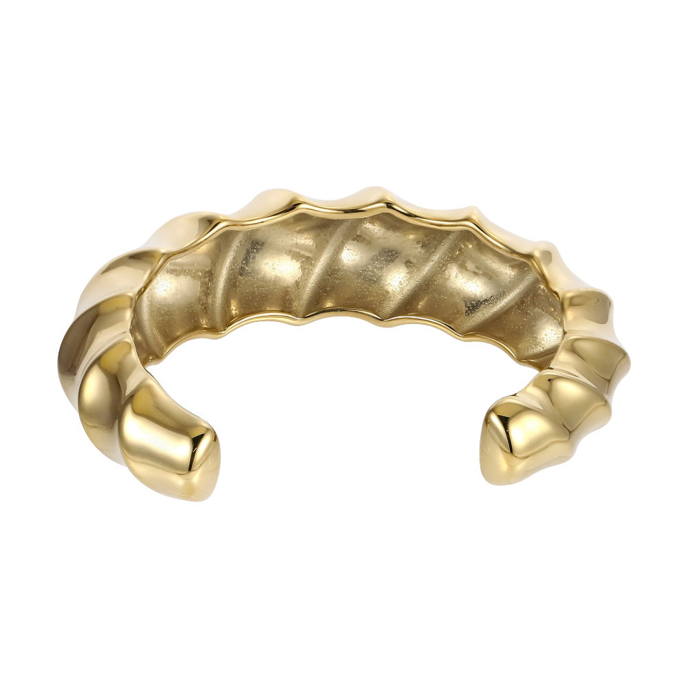 MBSG26 STAINLESS STEEL CHUNKY OPEN BANGLE