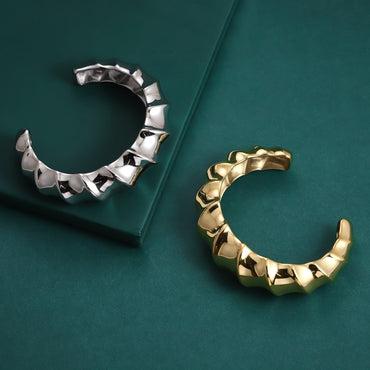 MBSG26 STAINLESS STEEL CHUNKY OPEN BANGLE