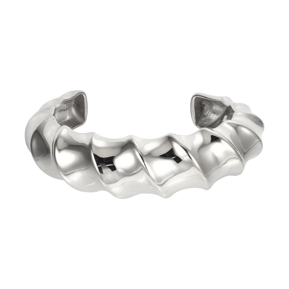 MBSG26 STAINLESS STEEL CHUNKY OPEN BANGLE