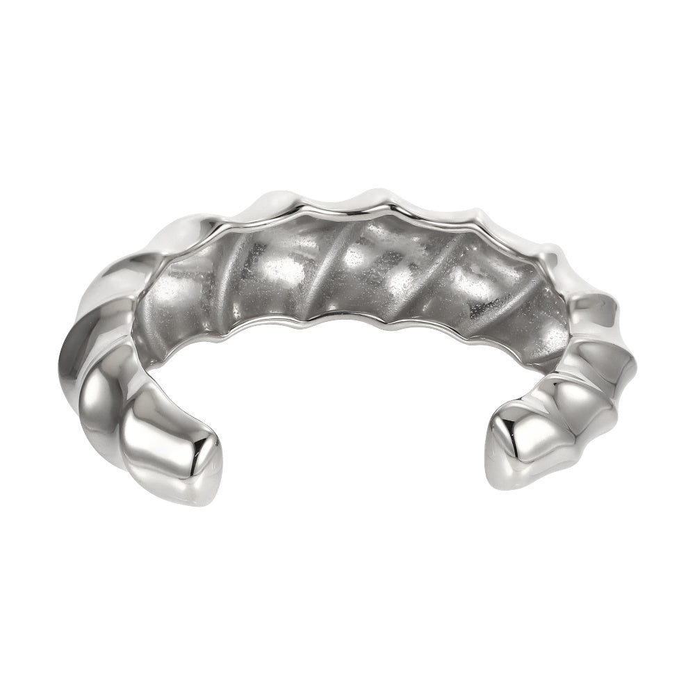 MBSG26 STAINLESS STEEL CHUNKY OPEN BANGLE