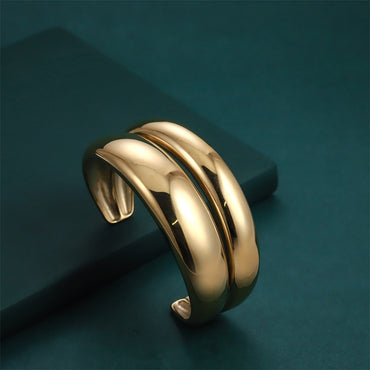 MBSG27 STAINLESS STEEL CHNKEY OPEN BANGLE