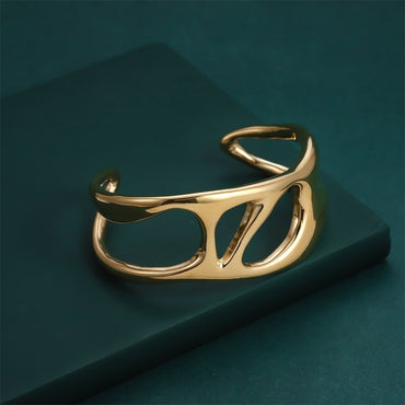 MBSG31 STAINLESS STEEL CHUNKY WIDE OPEN BANGLE