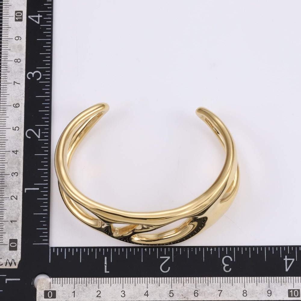 MBSG31 STAINLESS STEEL CHUNKY WIDE OPEN BANGLE