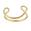 MBSG32 STAINLESS STEEL DOUBLE WAVE OPEN BANGLE