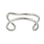 MBSG32 STAINLESS STEEL DOUBLE WAVE OPEN BANGLE