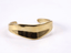 MBSG33 STAINLESS STEEL WIDE ORGANIC SHAPE OPEN BANGLE
