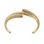 MBSG34 STAINLESS STEEL RIBBED OPEN BANGLE