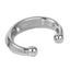 MBSG38 STAINLESS STEEL HOLLOW BANGLE