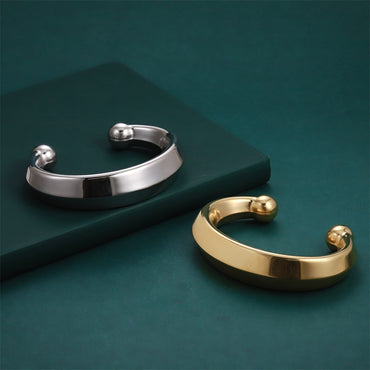 MBSG38 STAINLESS STEEL HOLLOW BANGLE