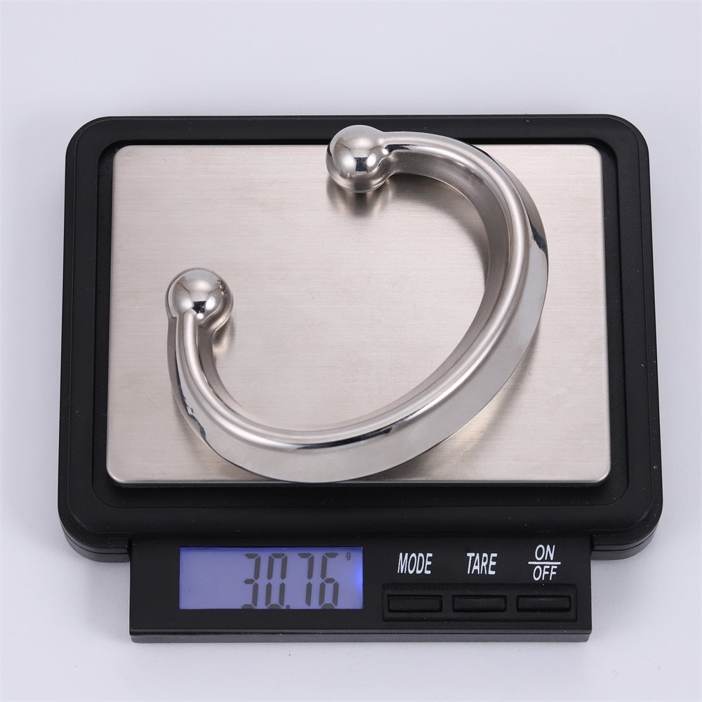 MBSG38 STAINLESS STEEL HOLLOW BANGLE