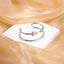 MBSG42 STAINLESS STEEL DOUBLE ARROW OPEN BANGLE