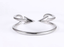 MBSG42 STAINLESS STEEL DOUBLE ARROW OPEN BANGLE