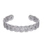 MBSG45 STAINLESS STEEL COIN OPEN BANGLE