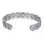 MBSG45 STAINLESS STEEL COIN OPEN BANGLE