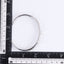 MBSG46 STAINLESS STEEL OPEN BANGLE WITH FLOWER DESIGN