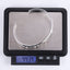 MBSG46 STAINLESS STEEL OPEN BANGLE WITH FLOWER DESIGN