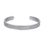 MBSG49 STAINLESS STEEL OPEN BANGLE WITH SUN/MOON/STAR