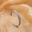 MBSG49 STAINLESS STEEL OPEN BANGLE WITH SUN/MOON/STAR