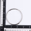 MBSG51 STAINLESS STEEL ROUND CIRCLE BANGLE WITH PATTERN