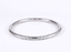 MBSG51 STAINLESS STEEL ROUND CIRCLE BANGLE WITH PATTERN