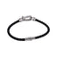 MBSS11 LEATHER BRACELET WITH STAINLESS STEEL CLOSURE AAB CO..
