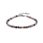 MBSS149 STAINLESS STEEL & HEMATITE BRACELET WITH NATURAL STONE