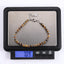 MBSS149 STAINLESS STEEL & HEMATITE BRACELET WITH NATURAL STONE