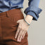 MBSS177 STAINLESS STEEL & HEMATITE BRACELET WITH NATURAL STONE